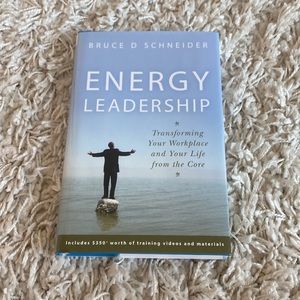 Energy Leadership hardcover book, by author Bruce D Schneider